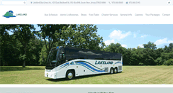 Desktop Screenshot of lakelandbus.com